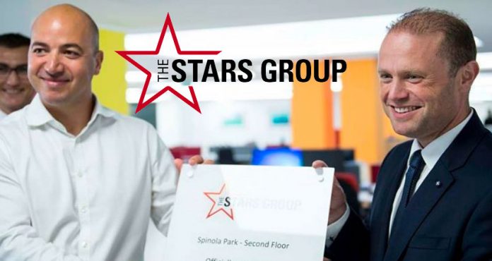 Receita e Lucro da The Stars Group Crescem Substancialmente
