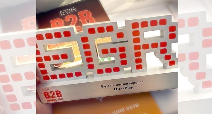 UltraPlay é Nomeado 'Fornecedor de apostas Esports' na EGR B2B Awards