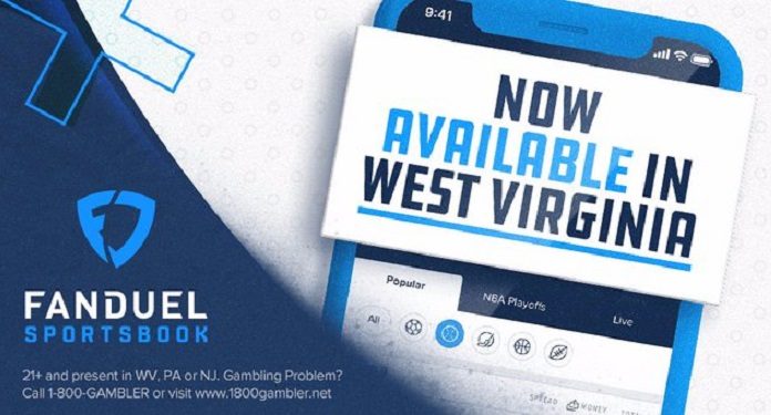 Fanduel-Reacende-Apostas-Esportivas-Móveis-na-Virgínia-Ocidental