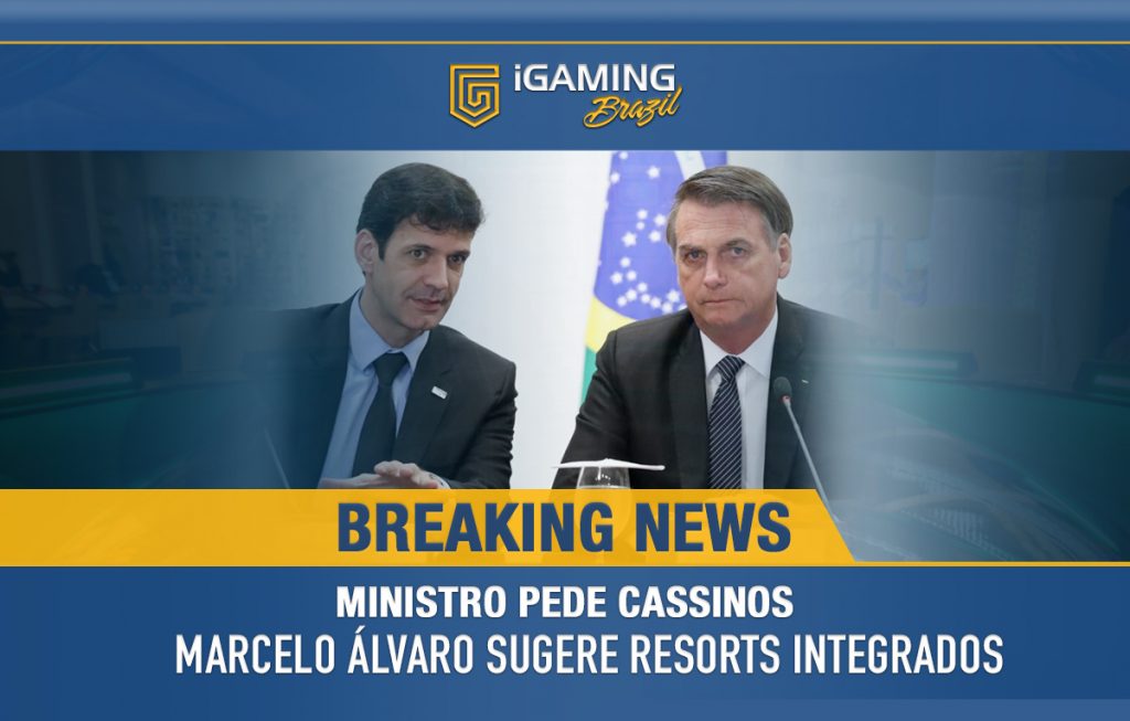 Em Reunião Ministerial com Jair Bolsonaro, Marcelo Álvaro Defende Liberação de Cassinos no Brasil