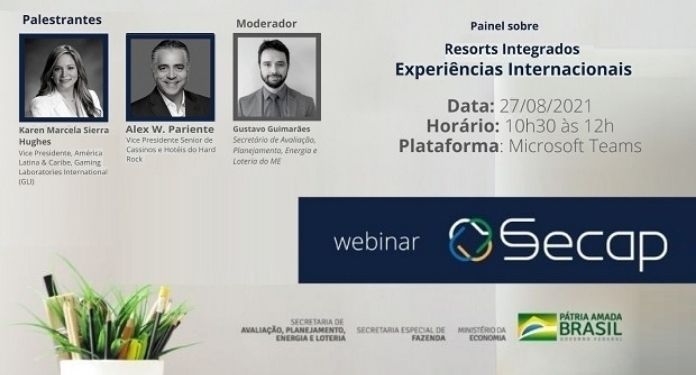 Secap will host a webinar 'Integrated Resorts - International Experiences' on Friday