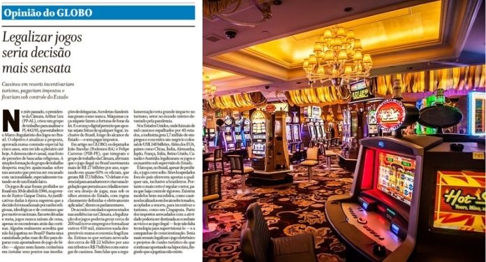 'Opinião do Globo': Liberation of gambling would be 'a more sensible decision' for the country