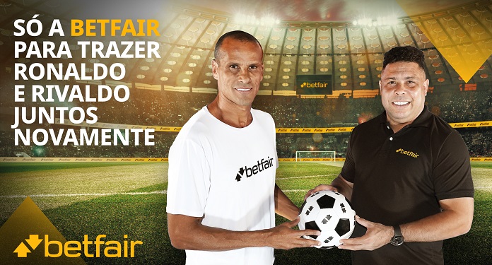 Betfair reúne pentacampeões Ronaldo e Rivaldo pela primeira vez em 20 anos no programa Dia de Jogo