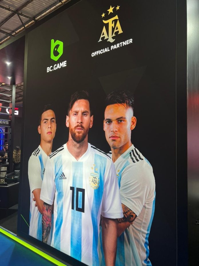 BC.Game destaca a parceria oficial com a Associação de Futebol da Argentina