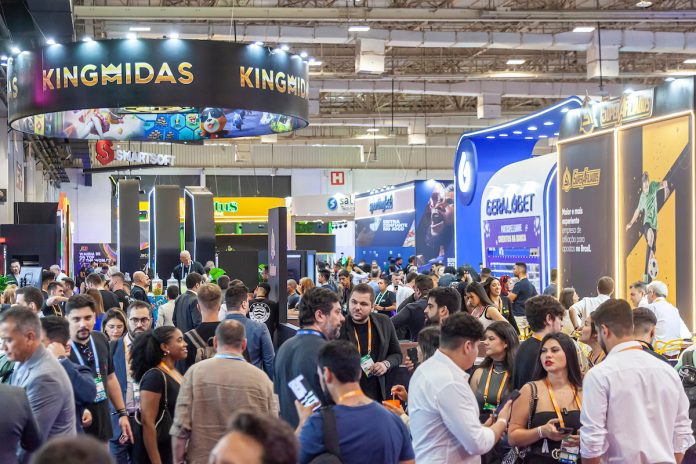 Empresa está com estrutura própria no BiS SiGMA Americas. Imagem: Agência Riguardare / Kalma Produtora