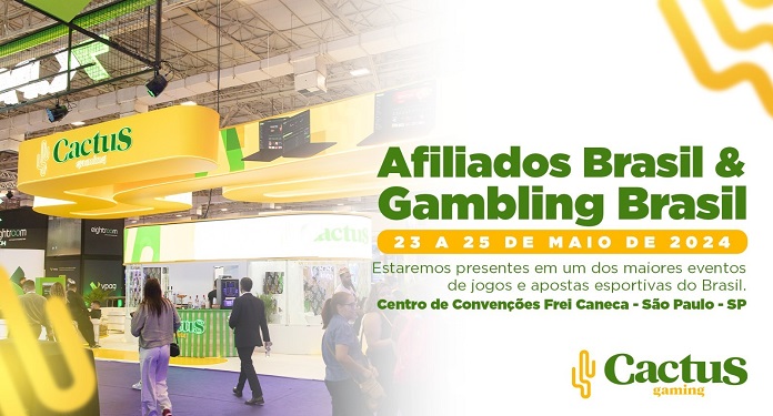 Cactus Gaming confirma participação no Afiliados Brasil & Gambling Brasil 2024