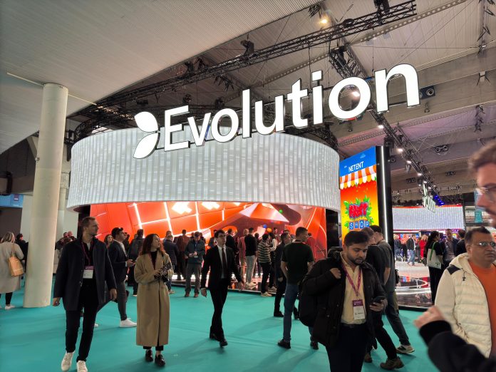 O espaço oficial da Evolution no encontro em Barcelona