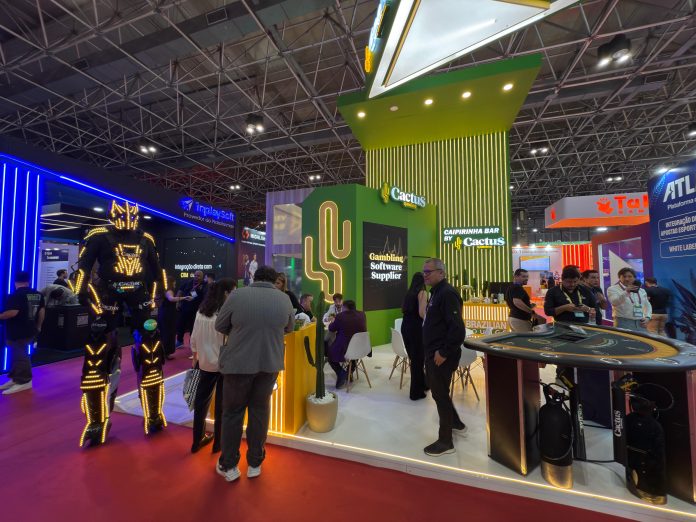 Estande oficial da Cactus Gaming no SBC Rio 2025
