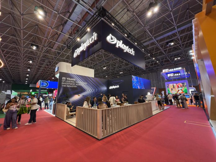 Espaço oficial da Playtech na SBC Rio