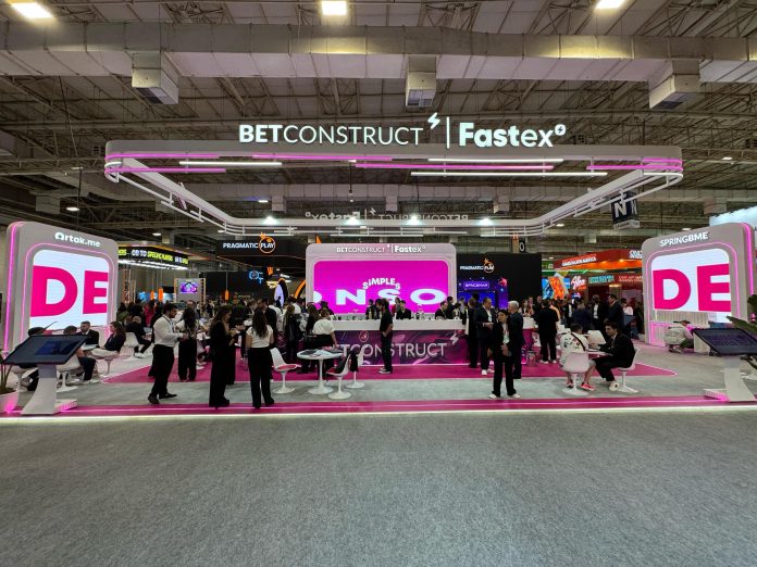 Ambiente ocupado pelo player na feira em São Paulo